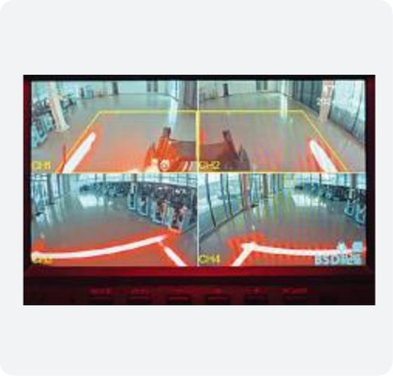 Quad-view monitor
